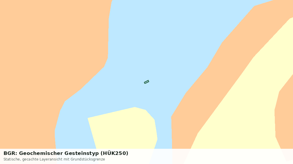 Statische Kartenansicht: BGR: Geochemischer Gesteinstyp (HÜK250)