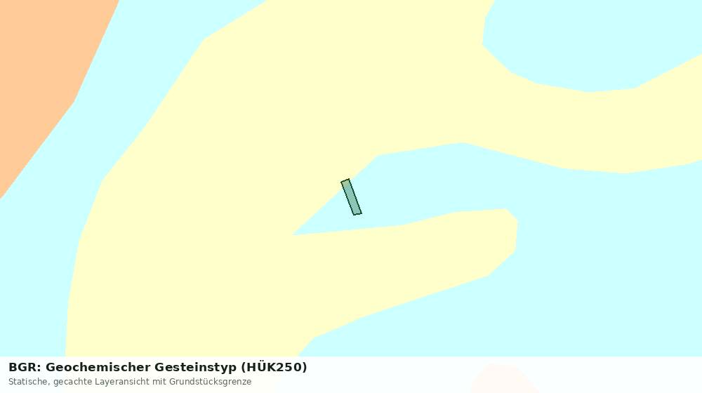 Statische Kartenansicht: BGR: Geochemischer Gesteinstyp (HÜK250)
