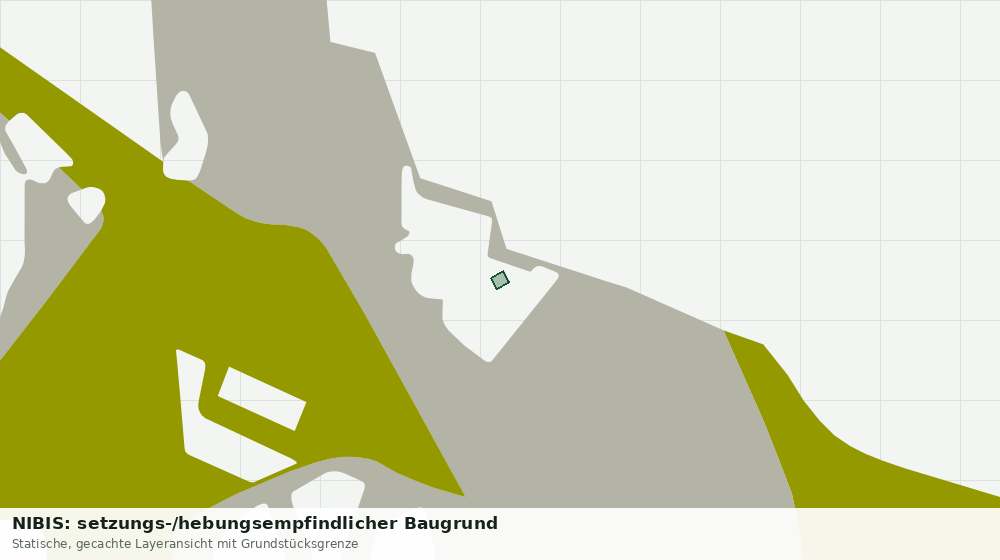 Statische Kartenansicht: NIBIS: setzungs-/hebungsempfindlicher Baugrund