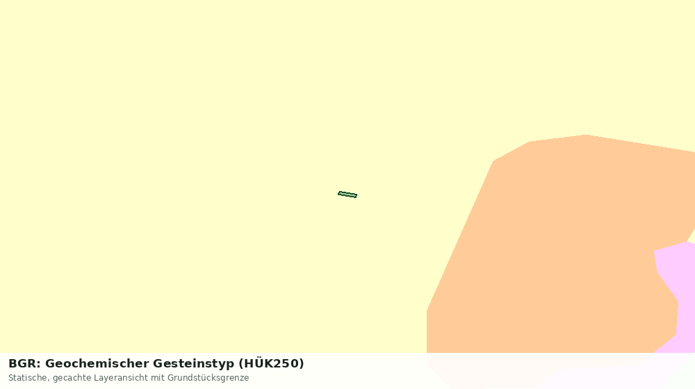 Statische Kartenansicht: BGR: Geochemischer Gesteinstyp (HÜK250)