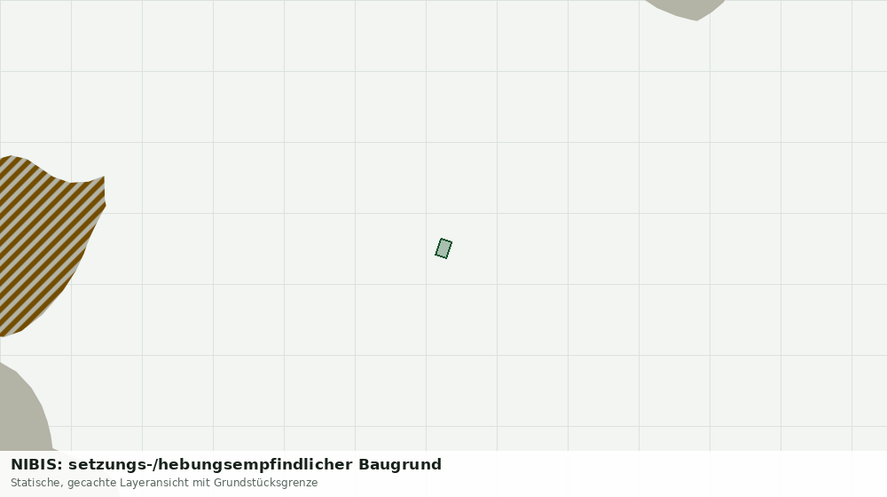 Statische Kartenansicht: NIBIS: setzungs-/hebungsempfindlicher Baugrund