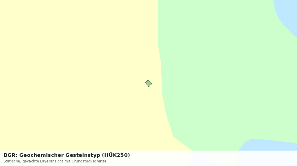 Statische Kartenansicht: BGR: Geochemischer Gesteinstyp (HÜK250)
