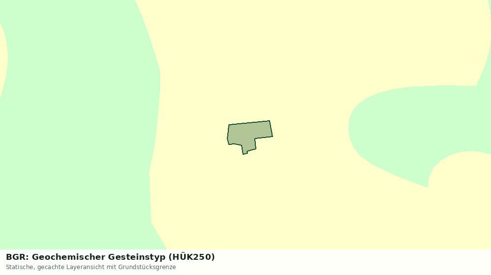 Statische Kartenansicht: BGR: Geochemischer Gesteinstyp (HÜK250)