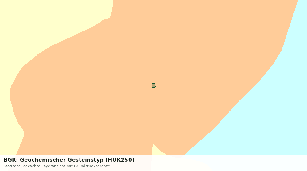 Statische Kartenansicht: BGR: Geochemischer Gesteinstyp (HÜK250)