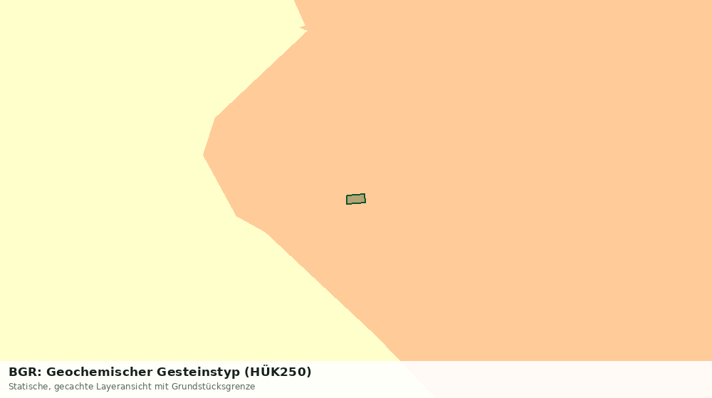 Statische Kartenansicht: BGR: Geochemischer Gesteinstyp (HÜK250)