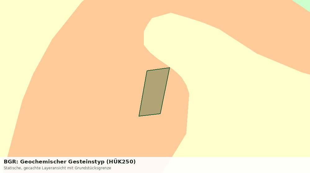 Statische Kartenansicht: BGR: Geochemischer Gesteinstyp (HÜK250)