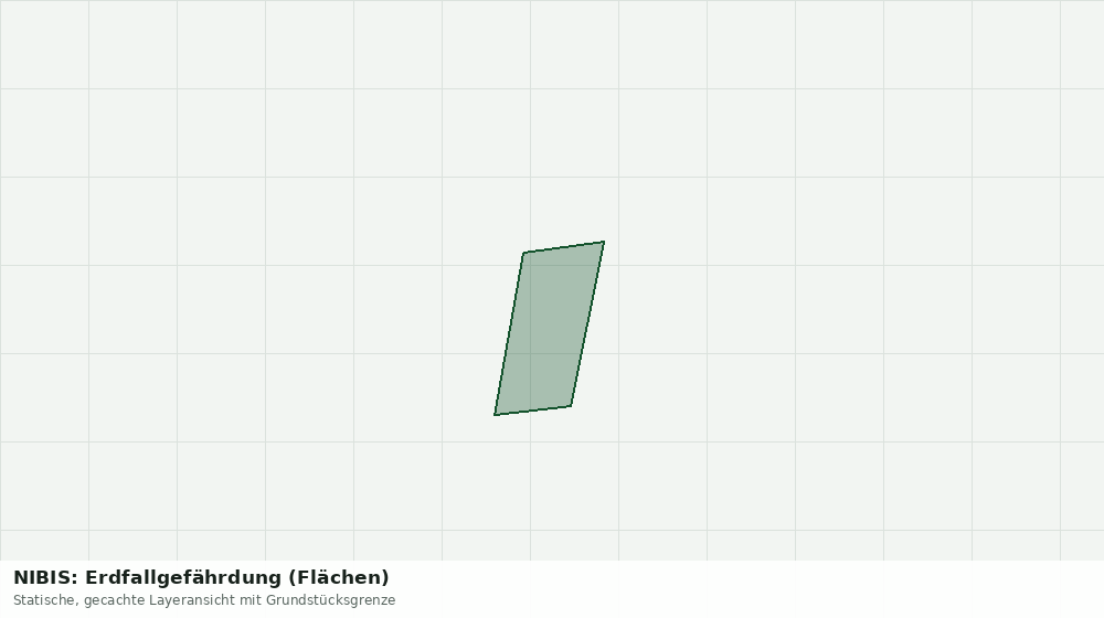 Statische Kartenansicht: NIBIS: Erdfallgefährdung (Flächen)