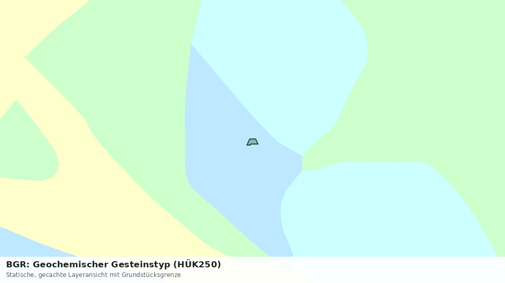 Statische Kartenansicht: BGR: Geochemischer Gesteinstyp (HÜK250)
