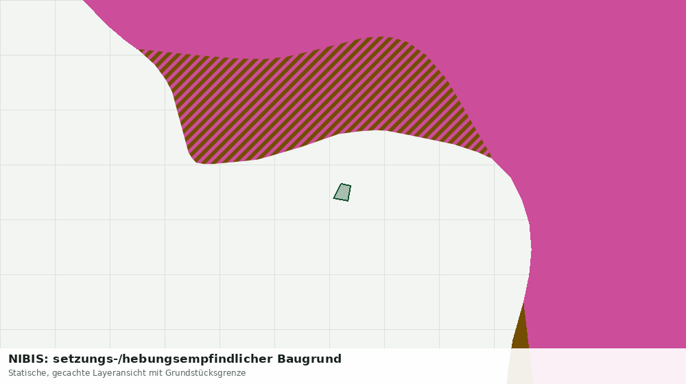 Statische Kartenansicht: NIBIS: setzungs-/hebungsempfindlicher Baugrund
