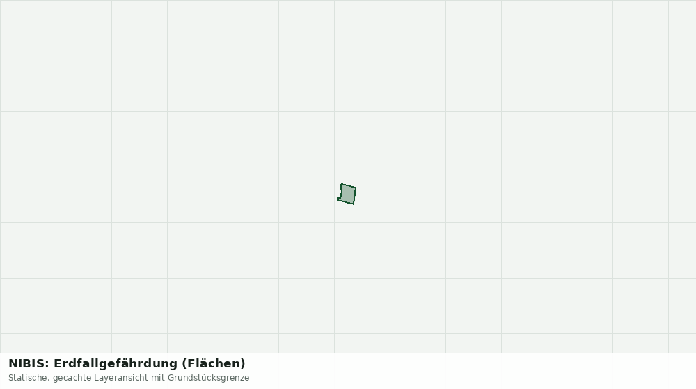 Statische Kartenansicht: NIBIS: Erdfallgefährdung (Flächen)