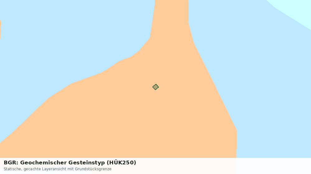 Statische Kartenansicht: BGR: Geochemischer Gesteinstyp (HÜK250)