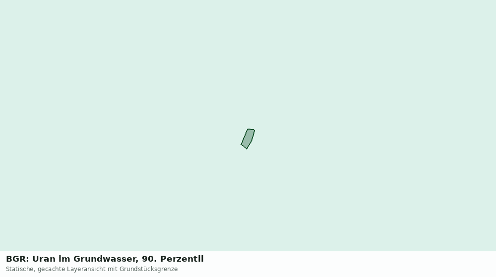 Statische Kartenansicht: BGR: Uran im Grundwasser, 90. Perzentil
