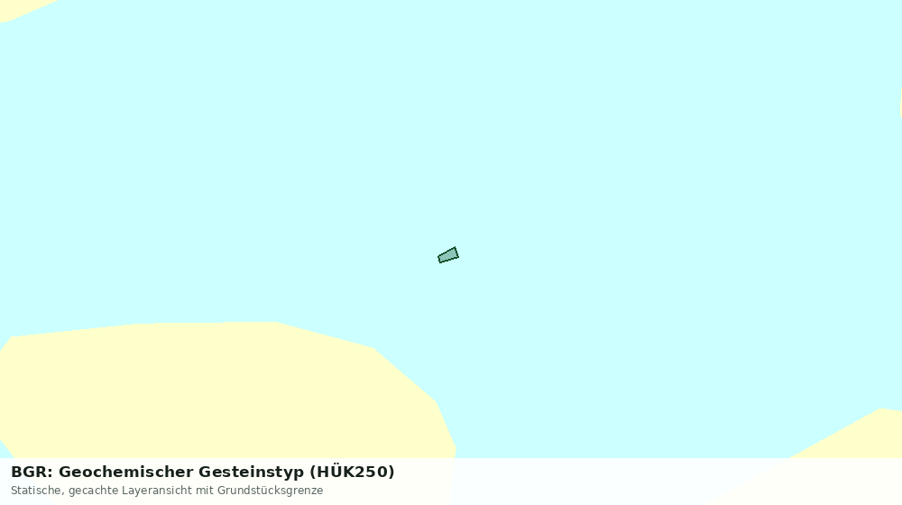 Statische Kartenansicht: BGR: Geochemischer Gesteinstyp (HÜK250)