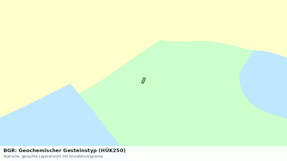 Statische Kartenansicht: BGR: Geochemischer Gesteinstyp (HÜK250)