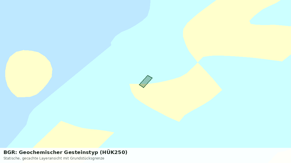 Statische Kartenansicht: BGR: Geochemischer Gesteinstyp (HÜK250)