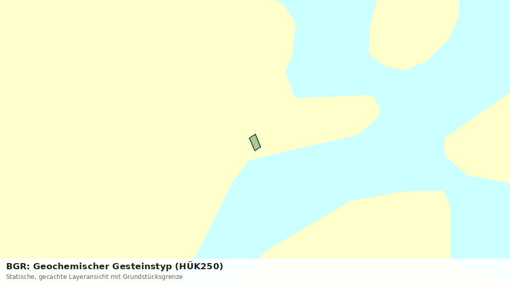 Statische Kartenansicht: BGR: Geochemischer Gesteinstyp (HÜK250)