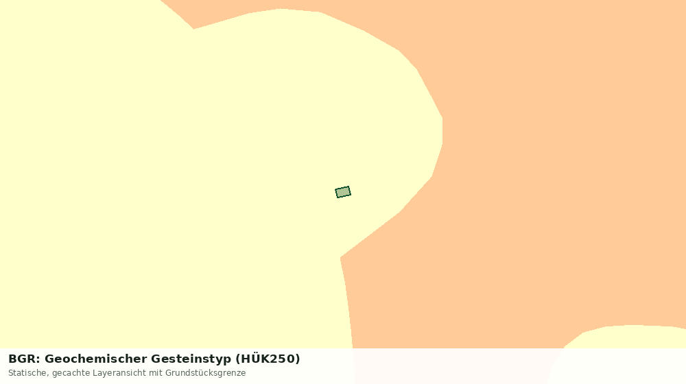 Statische Kartenansicht: BGR: Geochemischer Gesteinstyp (HÜK250)