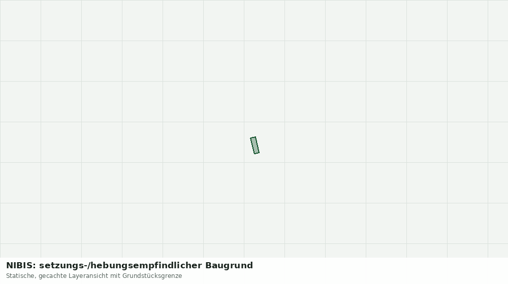 Statische Kartenansicht: NIBIS: setzungs-/hebungsempfindlicher Baugrund