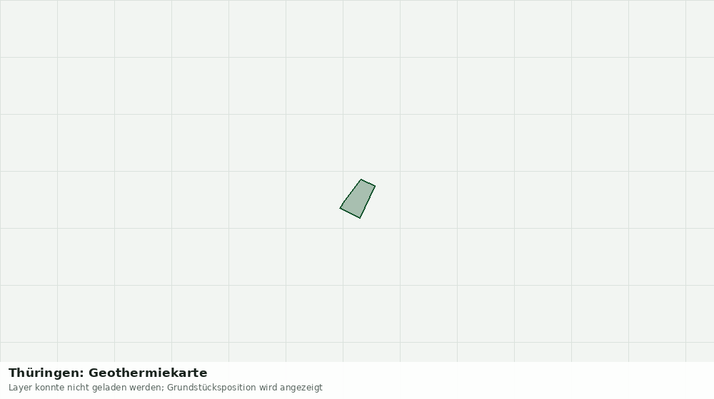 Statische Kartenansicht: Thüringen: Geothermiekarte
