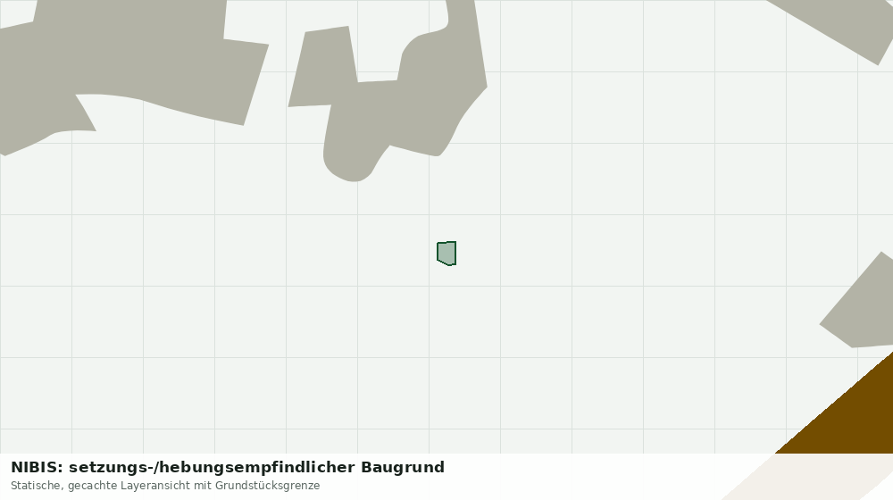 Statische Kartenansicht: NIBIS: setzungs-/hebungsempfindlicher Baugrund