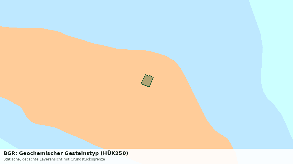 Statische Kartenansicht: BGR: Geochemischer Gesteinstyp (HÜK250)