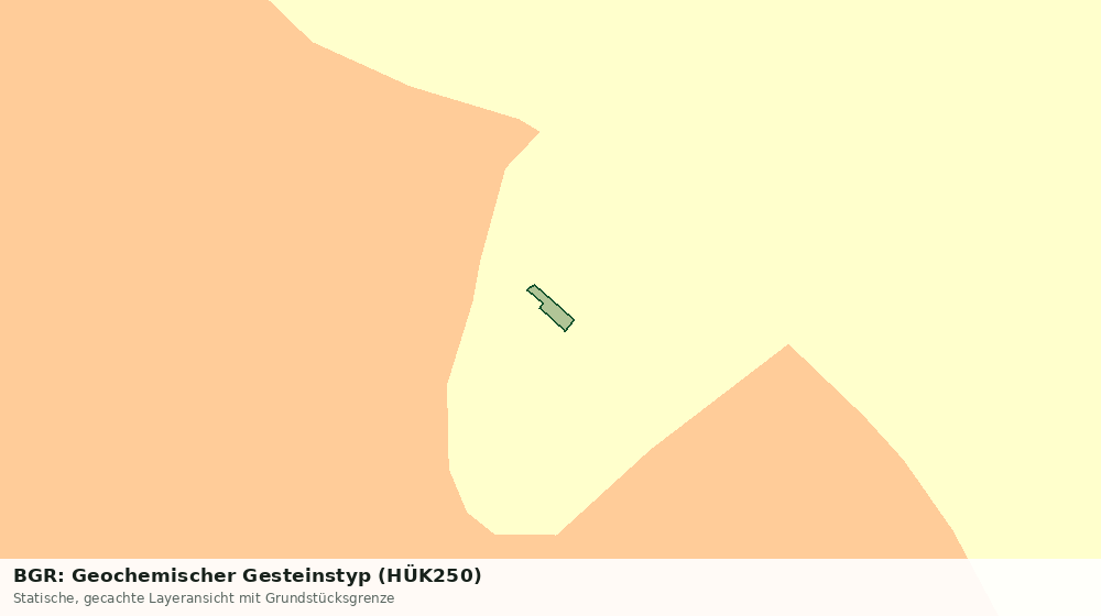 Statische Kartenansicht: BGR: Geochemischer Gesteinstyp (HÜK250)