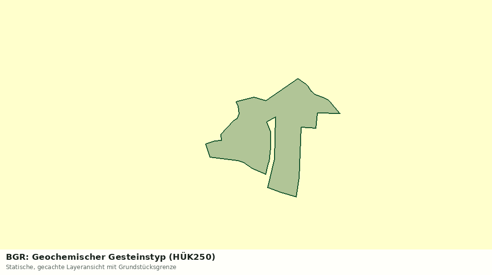 Statische Kartenansicht: BGR: Geochemischer Gesteinstyp (HÜK250)