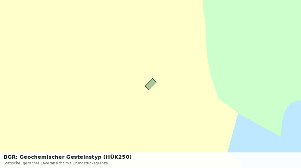 Statische Kartenansicht: BGR: Geochemischer Gesteinstyp (HÜK250)