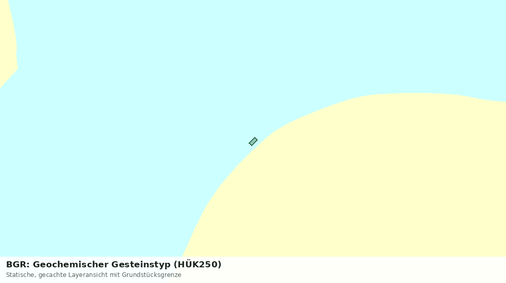 Statische Kartenansicht: BGR: Geochemischer Gesteinstyp (HÜK250)