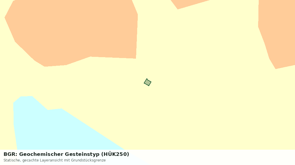 Statische Kartenansicht: BGR: Geochemischer Gesteinstyp (HÜK250)
