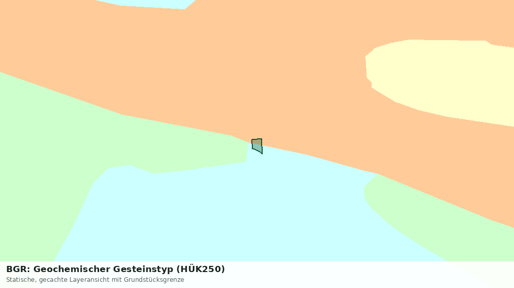 Statische Kartenansicht: BGR: Geochemischer Gesteinstyp (HÜK250)