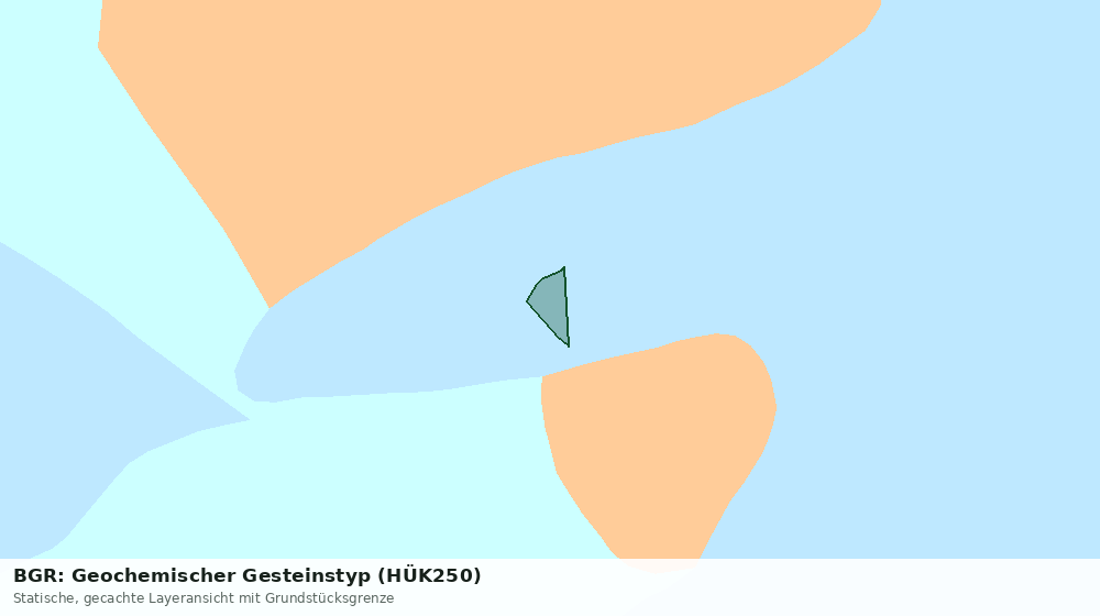 Statische Kartenansicht: BGR: Geochemischer Gesteinstyp (HÜK250)
