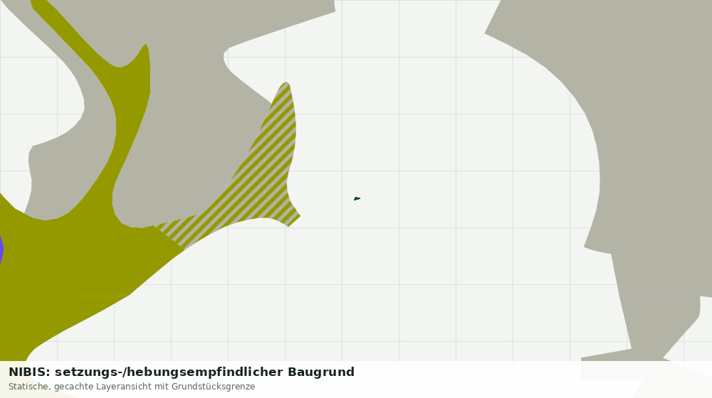 Statische Kartenansicht: NIBIS: setzungs-/hebungsempfindlicher Baugrund
