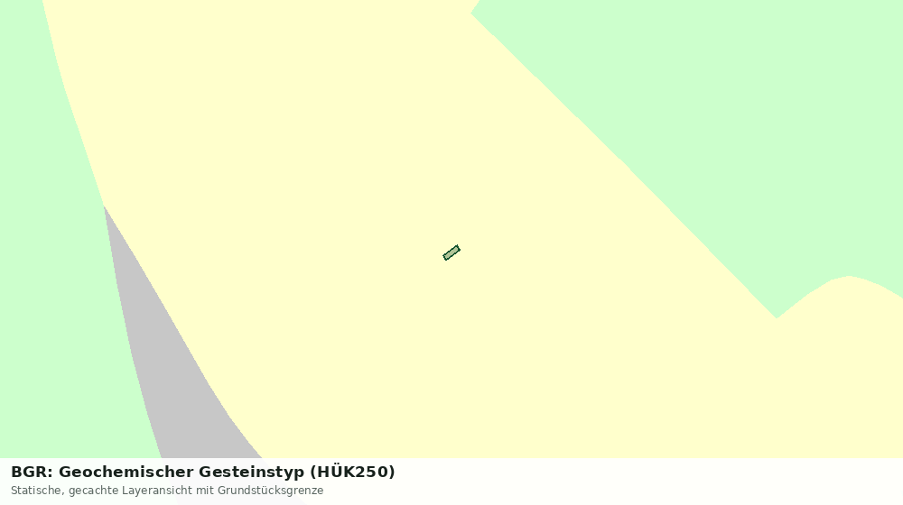 Statische Kartenansicht: BGR: Geochemischer Gesteinstyp (HÜK250)