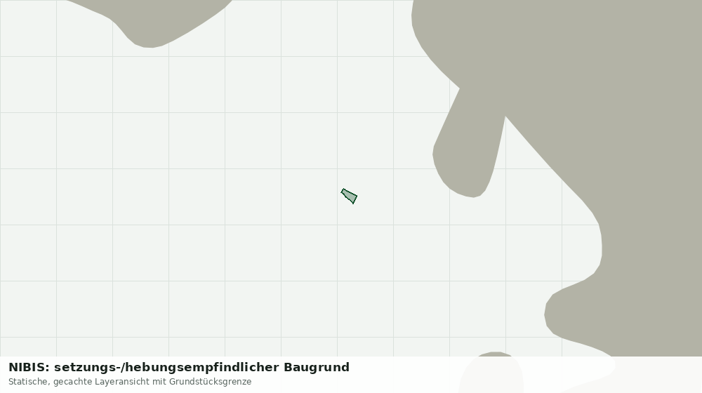 Statische Kartenansicht: NIBIS: setzungs-/hebungsempfindlicher Baugrund