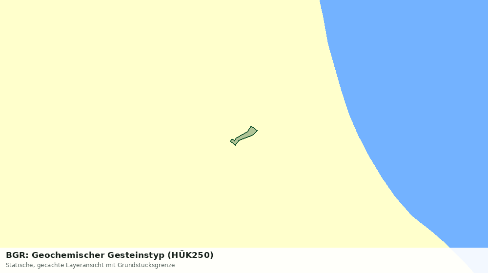 Statische Kartenansicht: BGR: Geochemischer Gesteinstyp (HÜK250)
