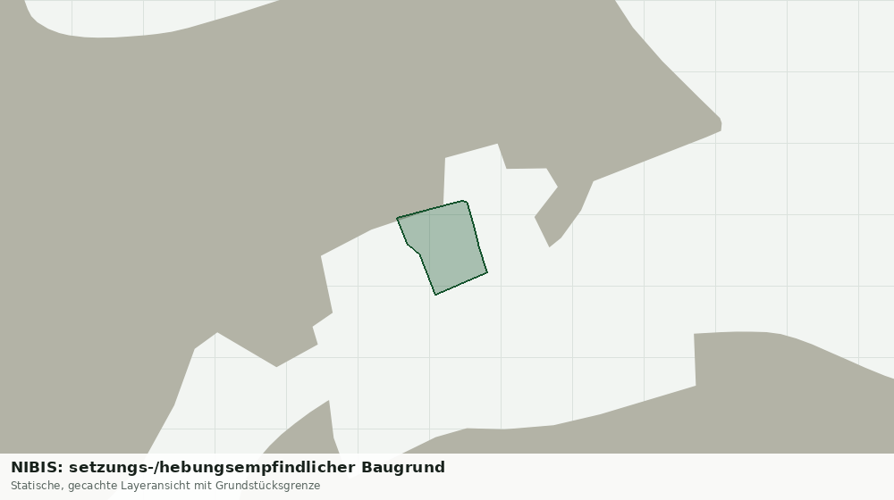 Statische Kartenansicht: NIBIS: setzungs-/hebungsempfindlicher Baugrund