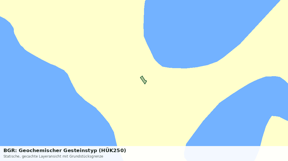 Statische Kartenansicht: BGR: Geochemischer Gesteinstyp (HÜK250)