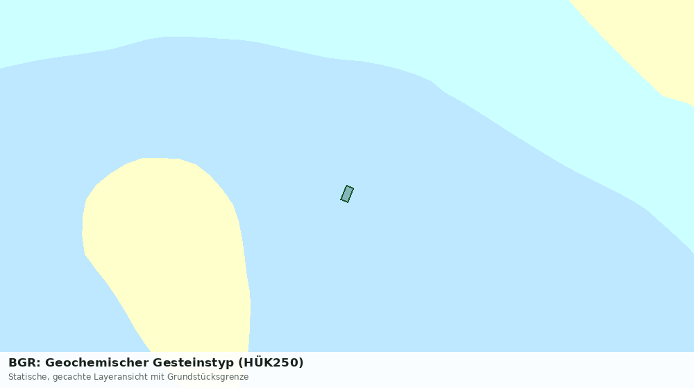 Statische Kartenansicht: BGR: Geochemischer Gesteinstyp (HÜK250)