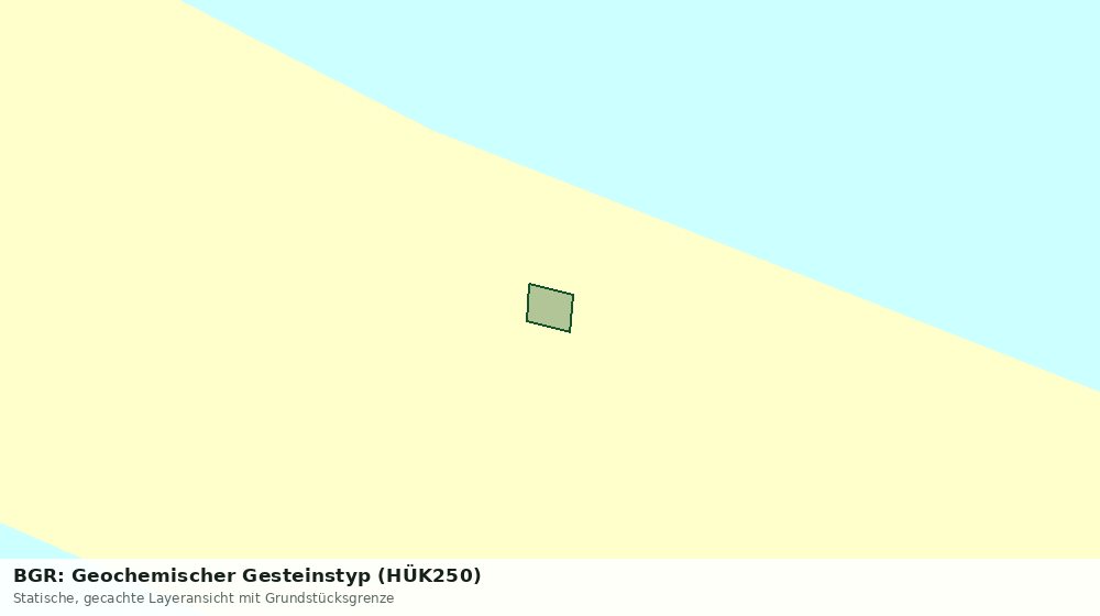 Statische Kartenansicht: BGR: Geochemischer Gesteinstyp (HÜK250)