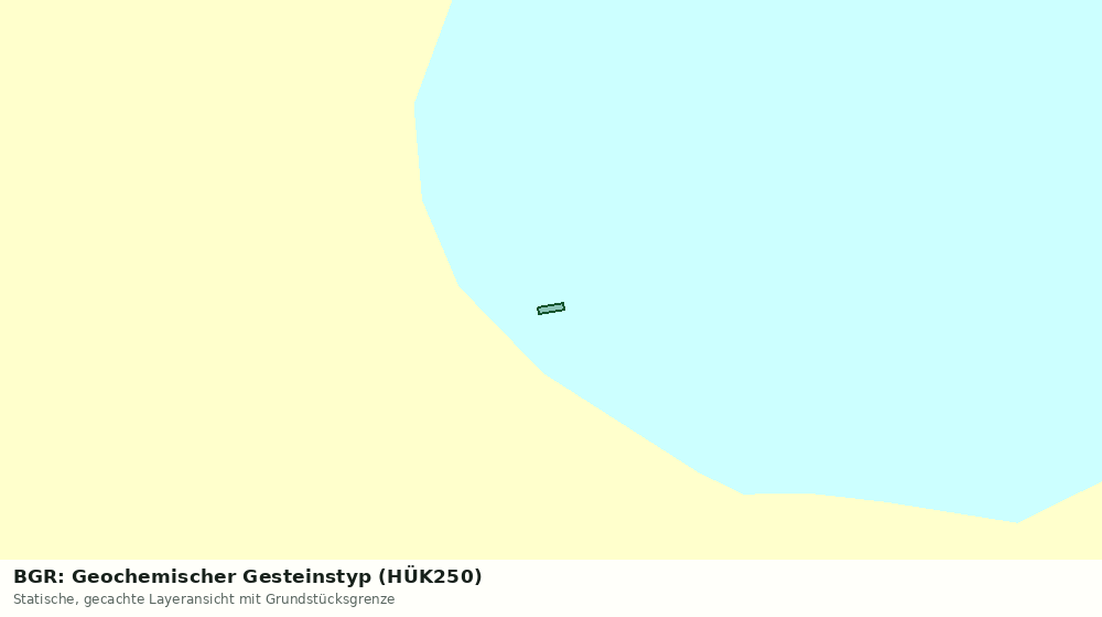 Statische Kartenansicht: BGR: Geochemischer Gesteinstyp (HÜK250)