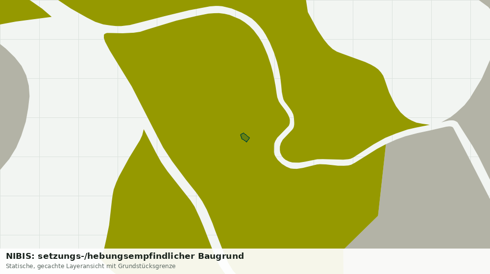 Statische Kartenansicht: NIBIS: setzungs-/hebungsempfindlicher Baugrund