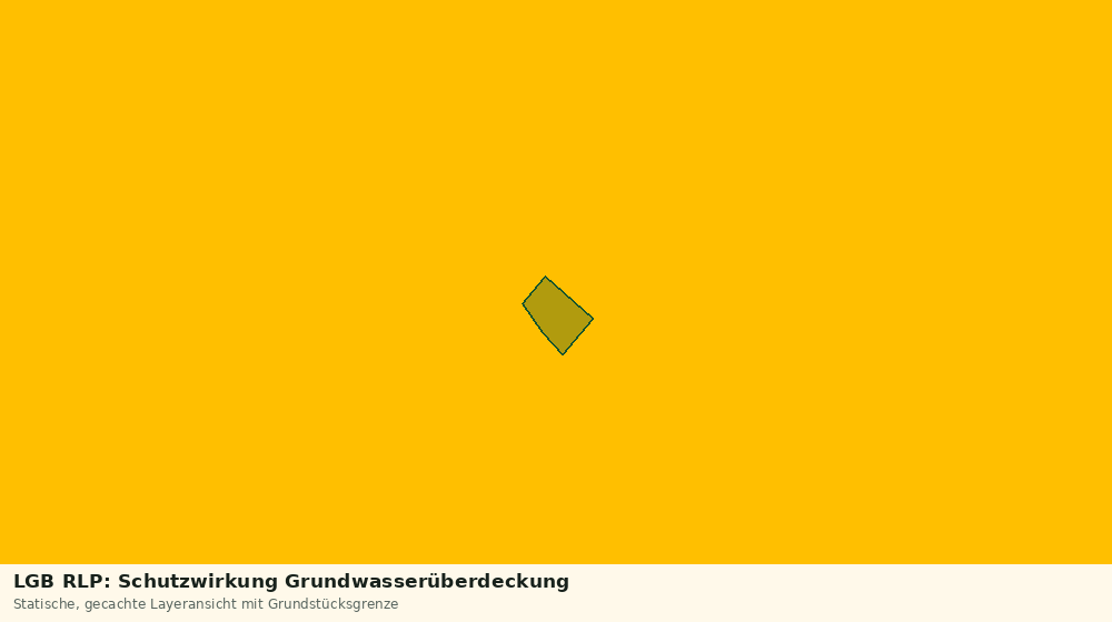 Statische Kartenansicht: LGB RLP: Schutzwirkung Grundwasserüberdeckung