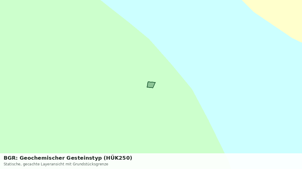 Statische Kartenansicht: BGR: Geochemischer Gesteinstyp (HÜK250)