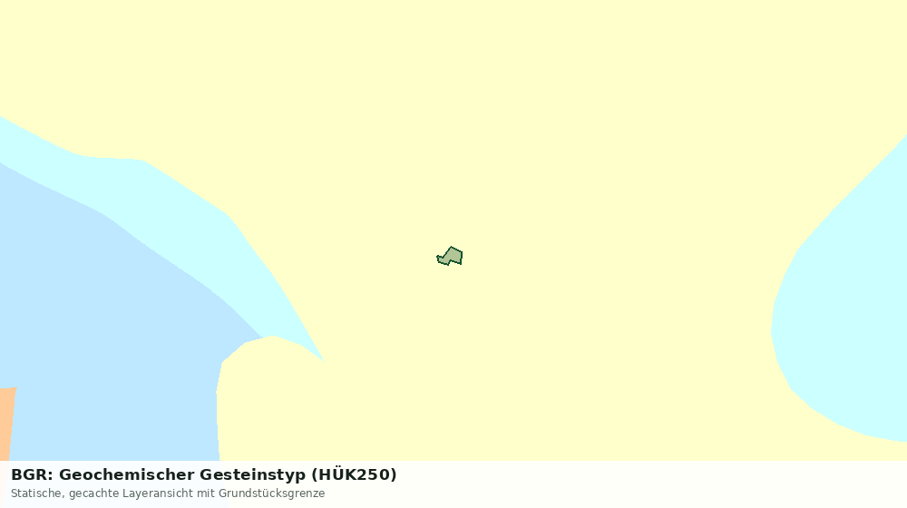 Statische Kartenansicht: BGR: Geochemischer Gesteinstyp (HÜK250)