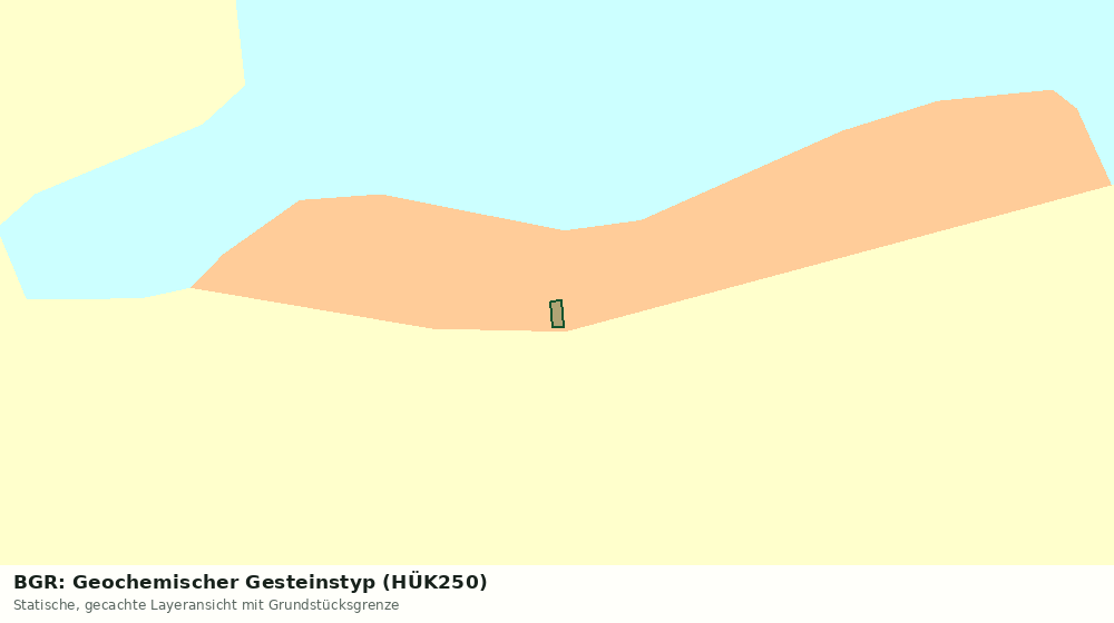 Statische Kartenansicht: BGR: Geochemischer Gesteinstyp (HÜK250)