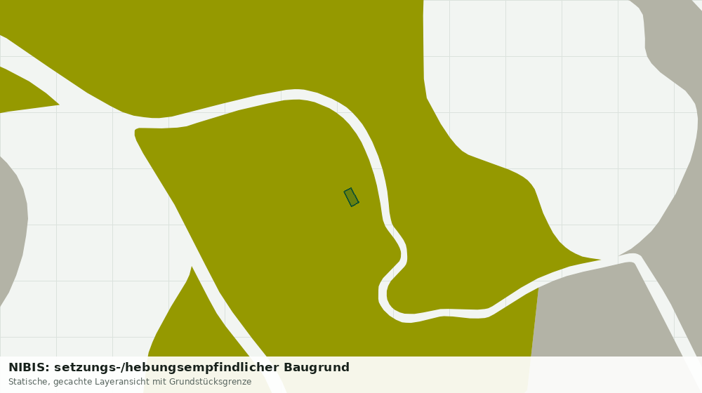 Statische Kartenansicht: NIBIS: setzungs-/hebungsempfindlicher Baugrund