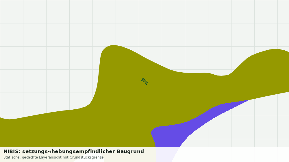 Statische Kartenansicht: NIBIS: setzungs-/hebungsempfindlicher Baugrund