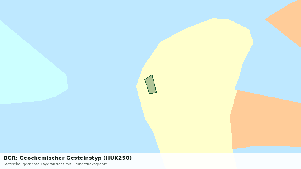 Statische Kartenansicht: BGR: Geochemischer Gesteinstyp (HÜK250)