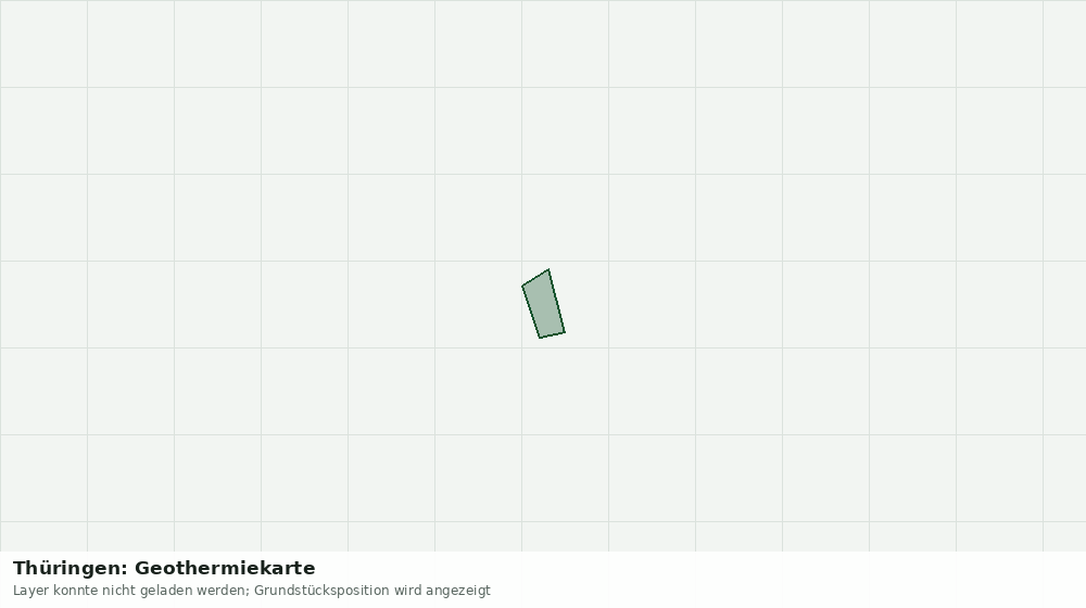 Statische Kartenansicht: Thüringen: Geothermiekarte